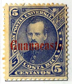 Guanacaste, Costa Rica old stamp